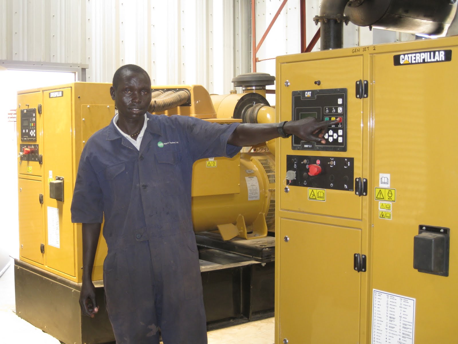 Kapoeta, Southern Sudan, 2011: New generator operator