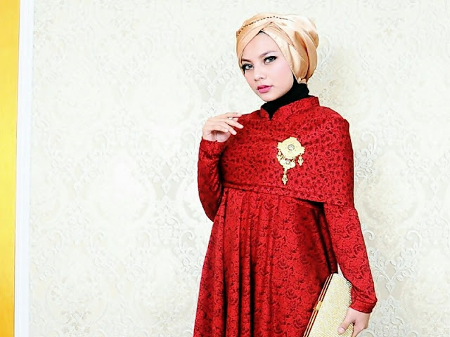 gambar gamis pengantin modern