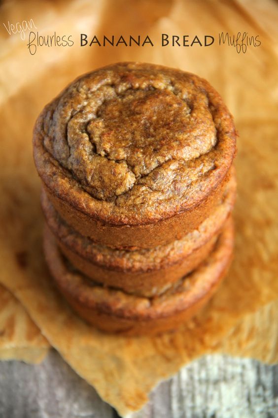 Vegan Flourless Banana Bread Muffins Ajib Recipe 2