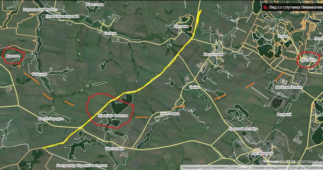 Подробная карта борисовского района белгородской области