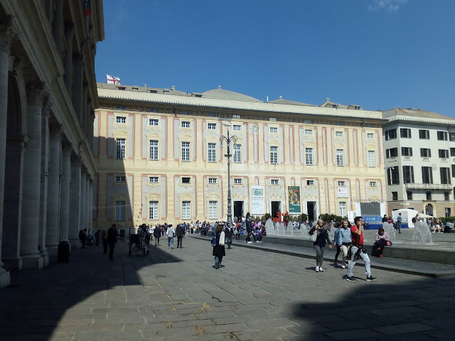 Le palazzo Ducale (côté piazza de Ferrari)