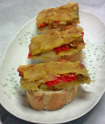 Pincho Vegano de Tortilla de Patata Rellena