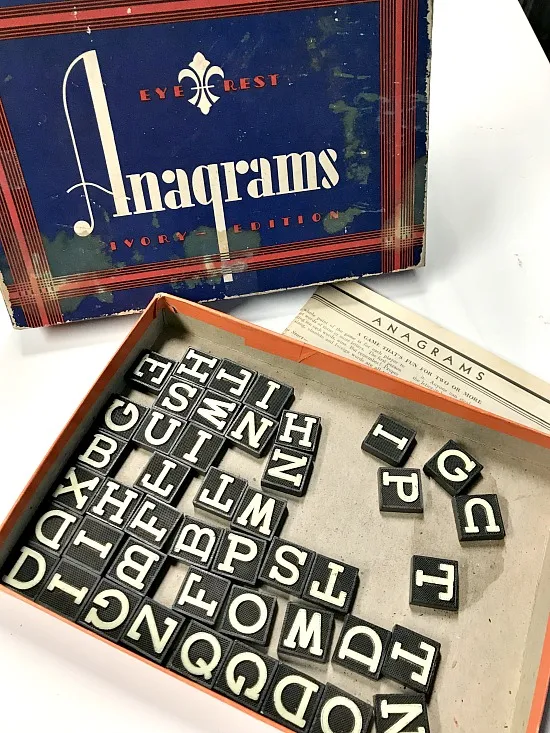 vintage anagram game