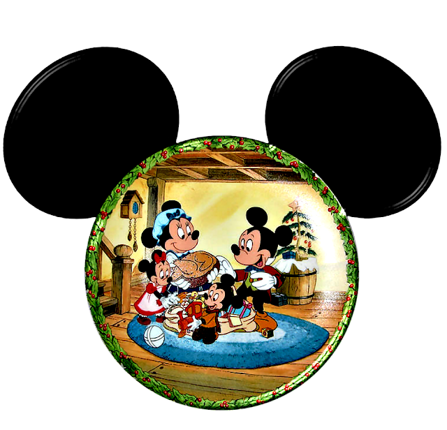 Mickey y Minnie en Thanksgiving.