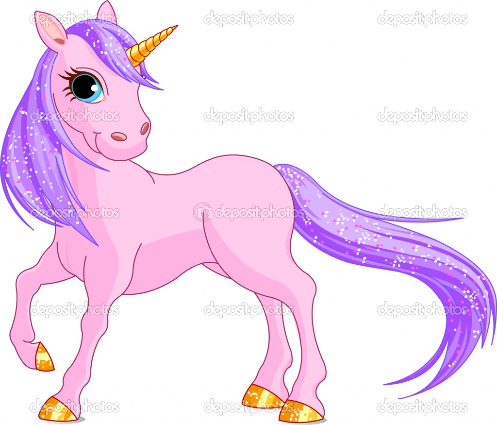 pink unicorn clipart - photo #34