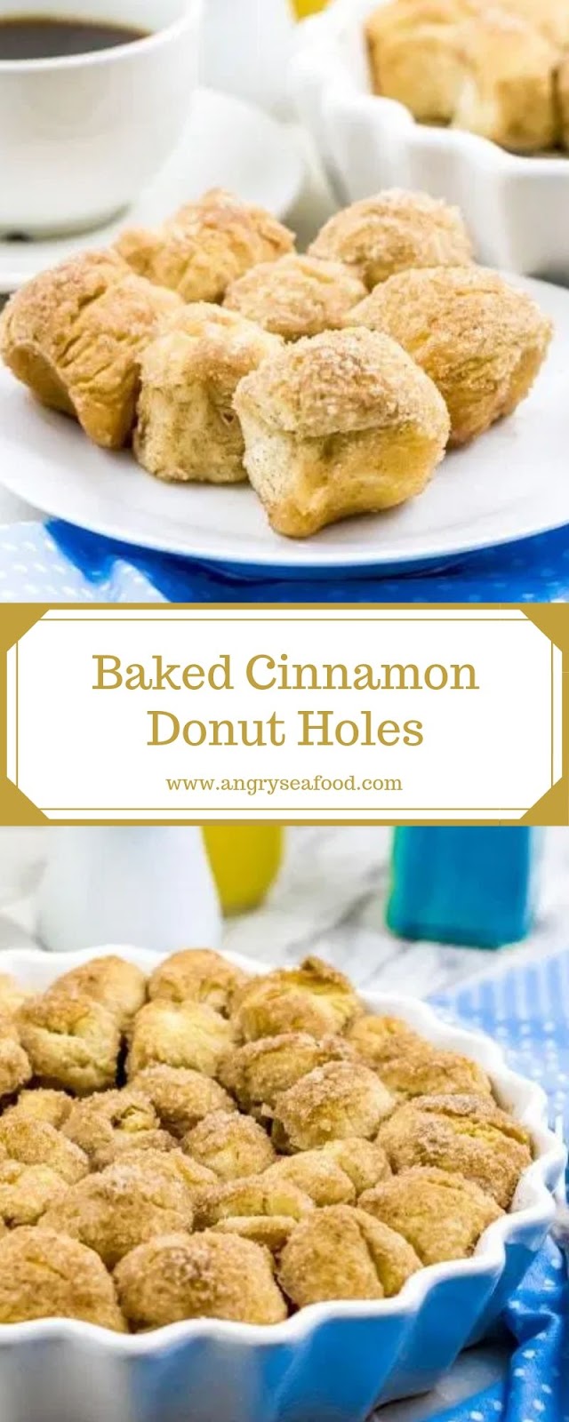 Baked Cinnamon Donut Holes