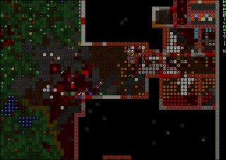 Dwarf Fortress Blood soaked battlefield