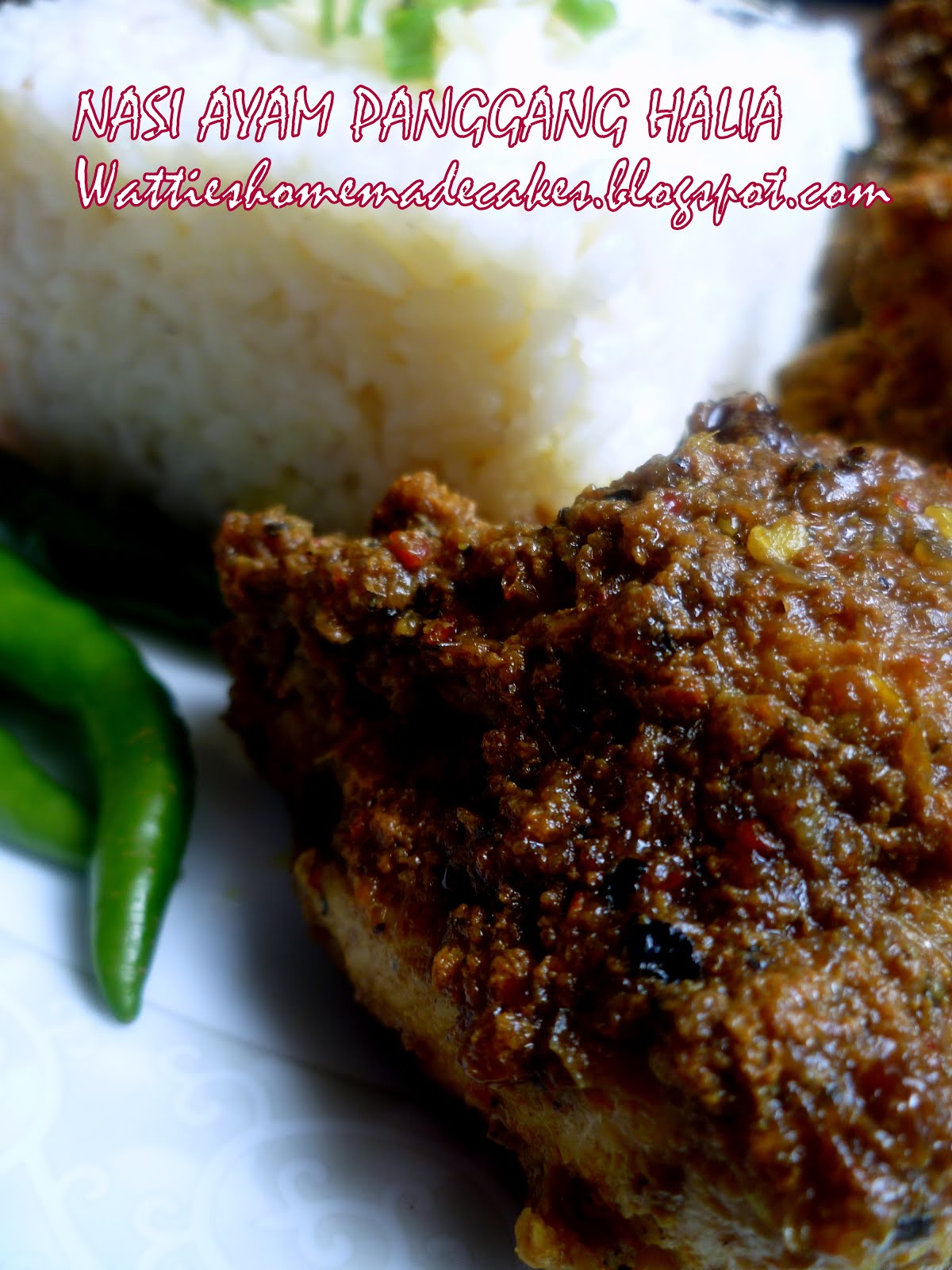 Wattie's HomeMade: Nasi Ayam Panggang Halia