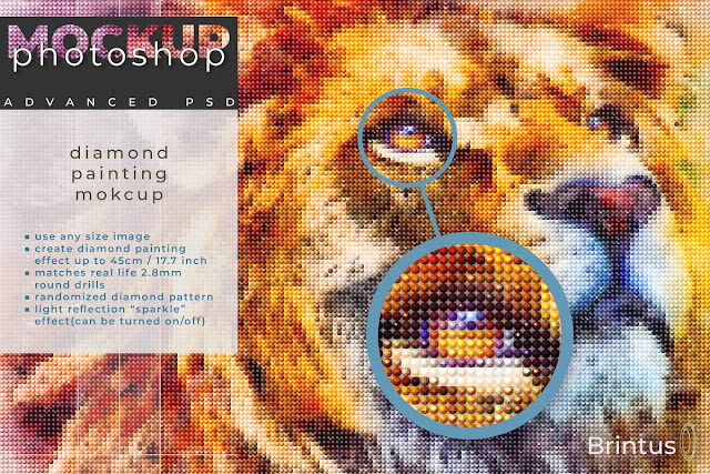Round diamond painting mockup 4570344 4 Round diamond painting mockup 4570344.