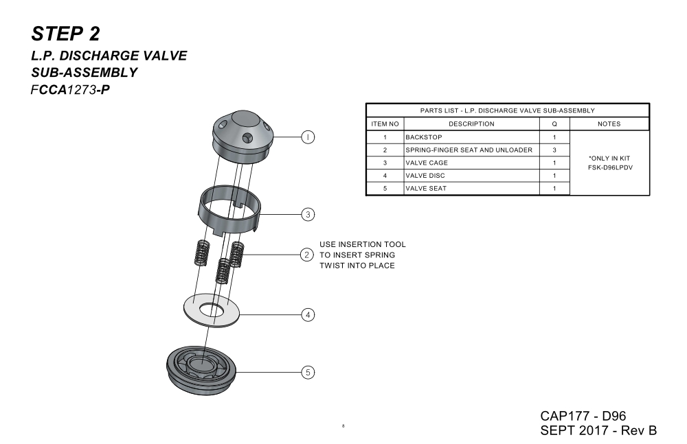 CURTIS AIR COMPRESSORS CURTIS D96A PARTS, CURTIS D96 PUMP, D96 PART