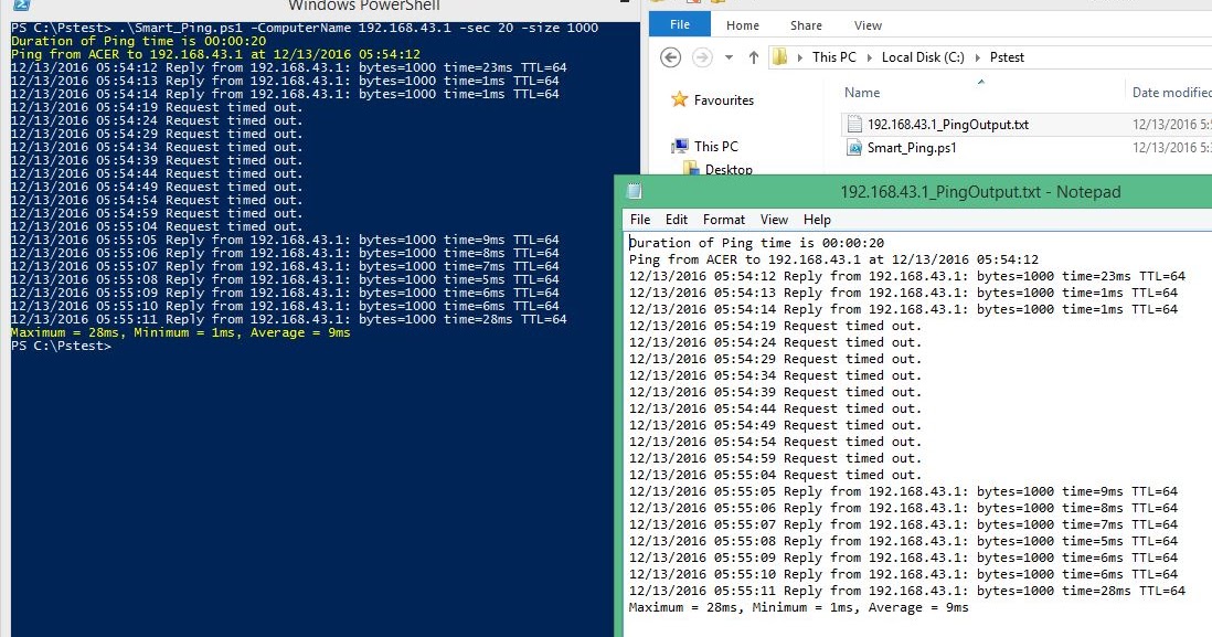 A Blog to a System Admin's Passion Powershell Monitor ICMP Ping with