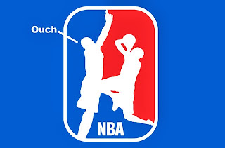 funny new alternate NBA logo