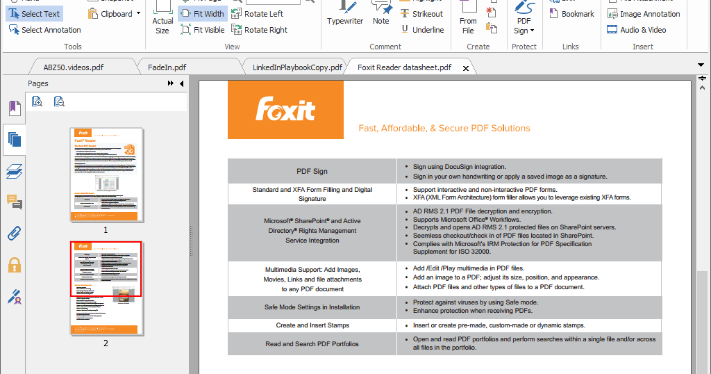 free download foxit reader pdf