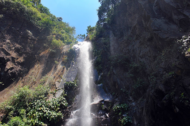 the high water drop of ambon falls