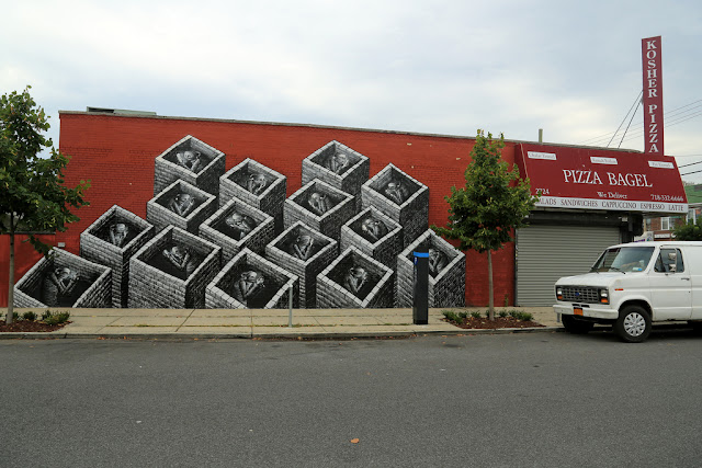 Street Art By British Artist Phlegm In New York City, USA. 5