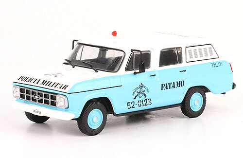chevrolet collection, coleção chevrolet, chevrolet veraneio patamo polícia militar do rio de janeiro 1:43