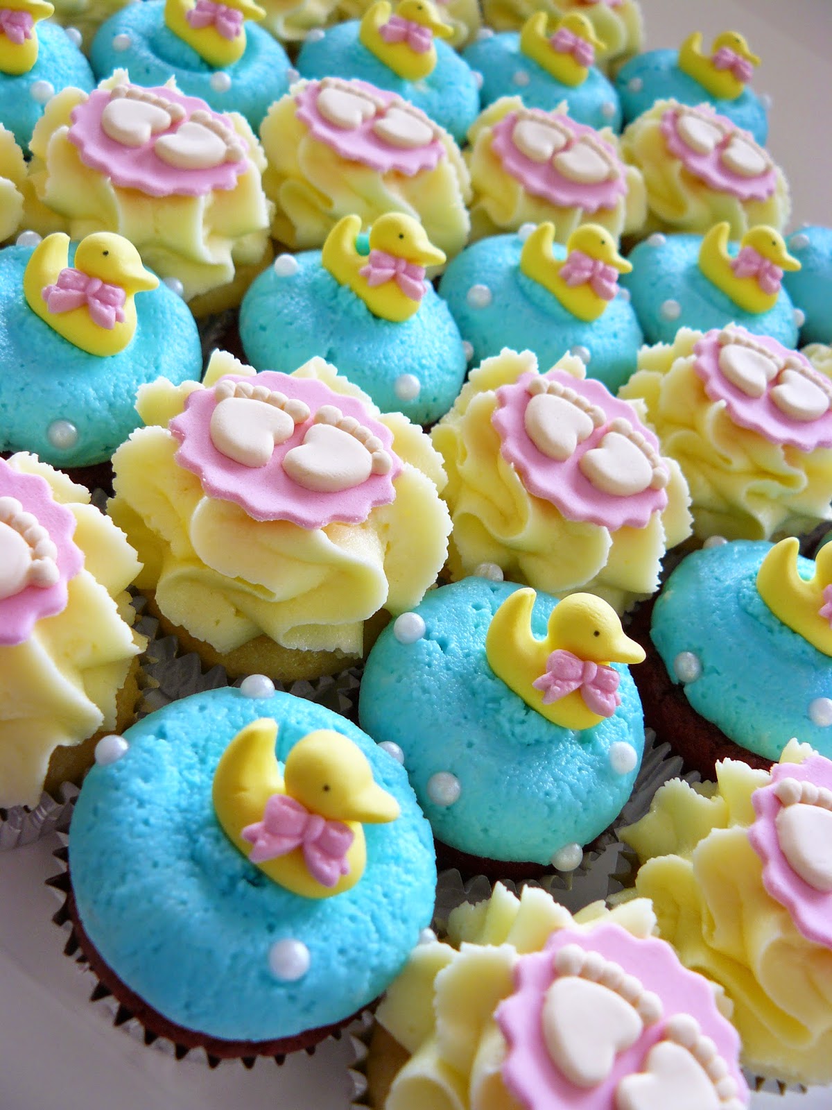 The Cup Cake Taste - Brisbane Cupcakes: Baby Shower Cupcake