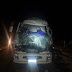 Batida entre ônibus de transporte de estudantes e caminhão deixa feridos na BR-101