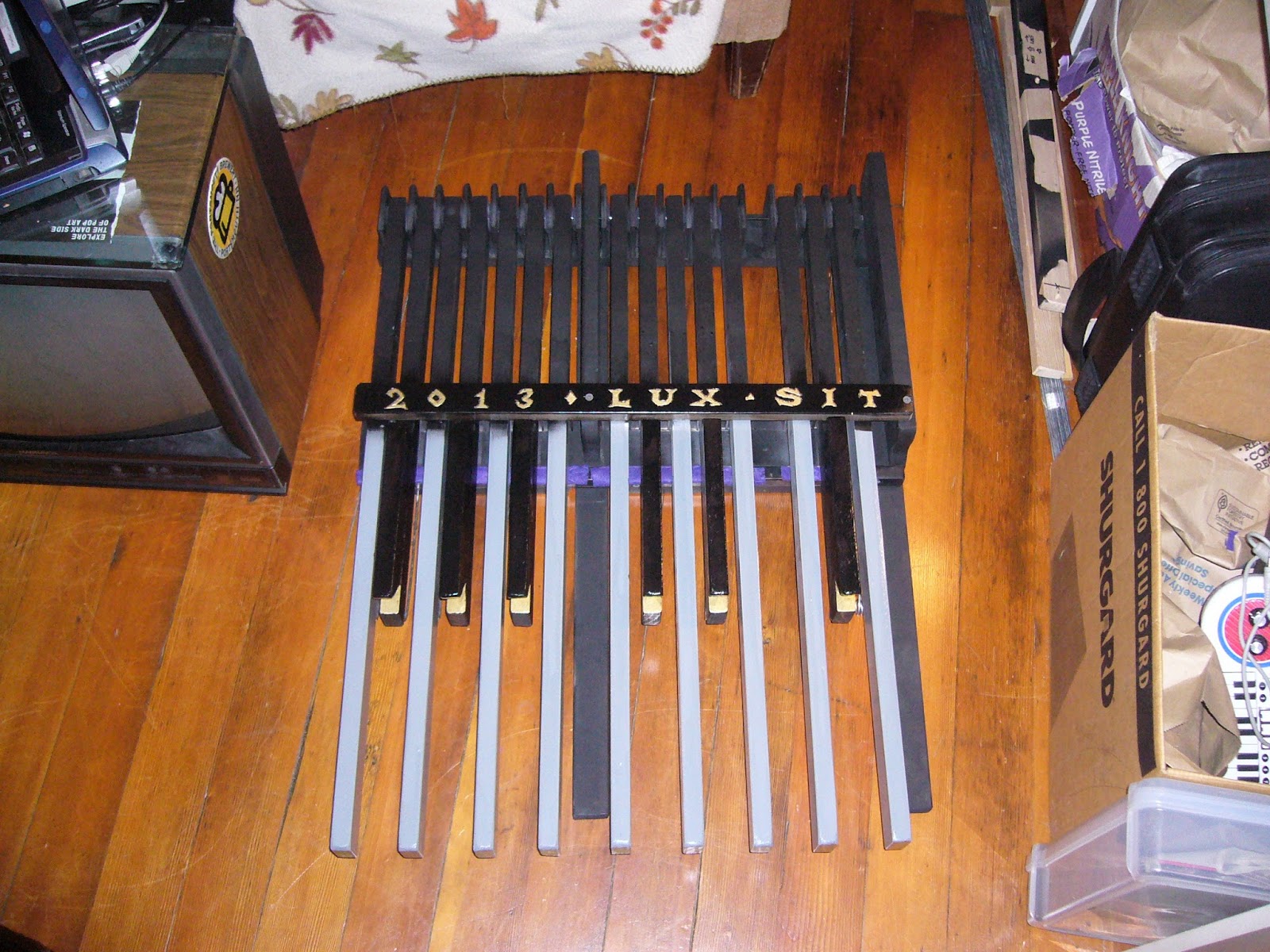 pedalboard for digital pipe organ June 2013