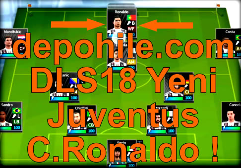 DLS18 Yeni Juventus Yaması İndir (Cristiano Ronaldo Eklendi)