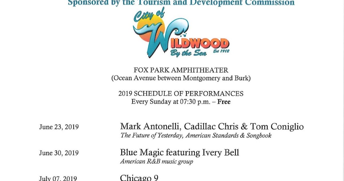 Wildwood announces 2018 Fox Park Amphitheater Concert Series schedule