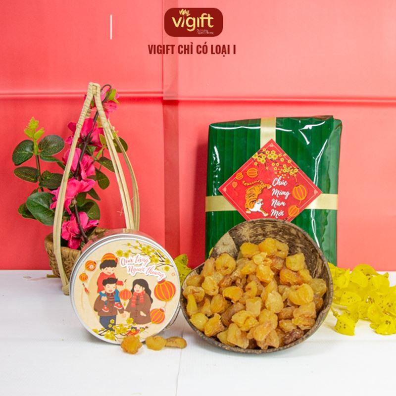 ViGift Long nhãn sấy dẻo 150g.