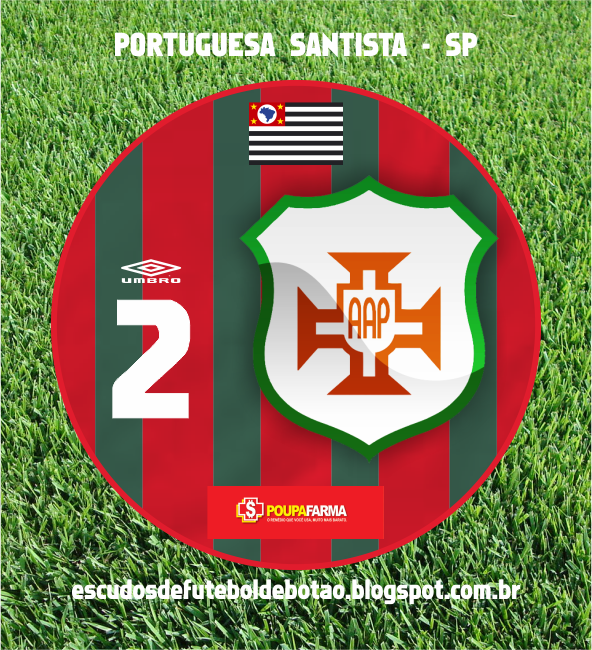ESCUDOS DE FUTEBOL DE BOTÃO Segue a PORTUGUESA SANTISTA. ESCUDOS DE FUTEBOL DE BOTÃO Segue a PORTUGUESA SANTISTA.