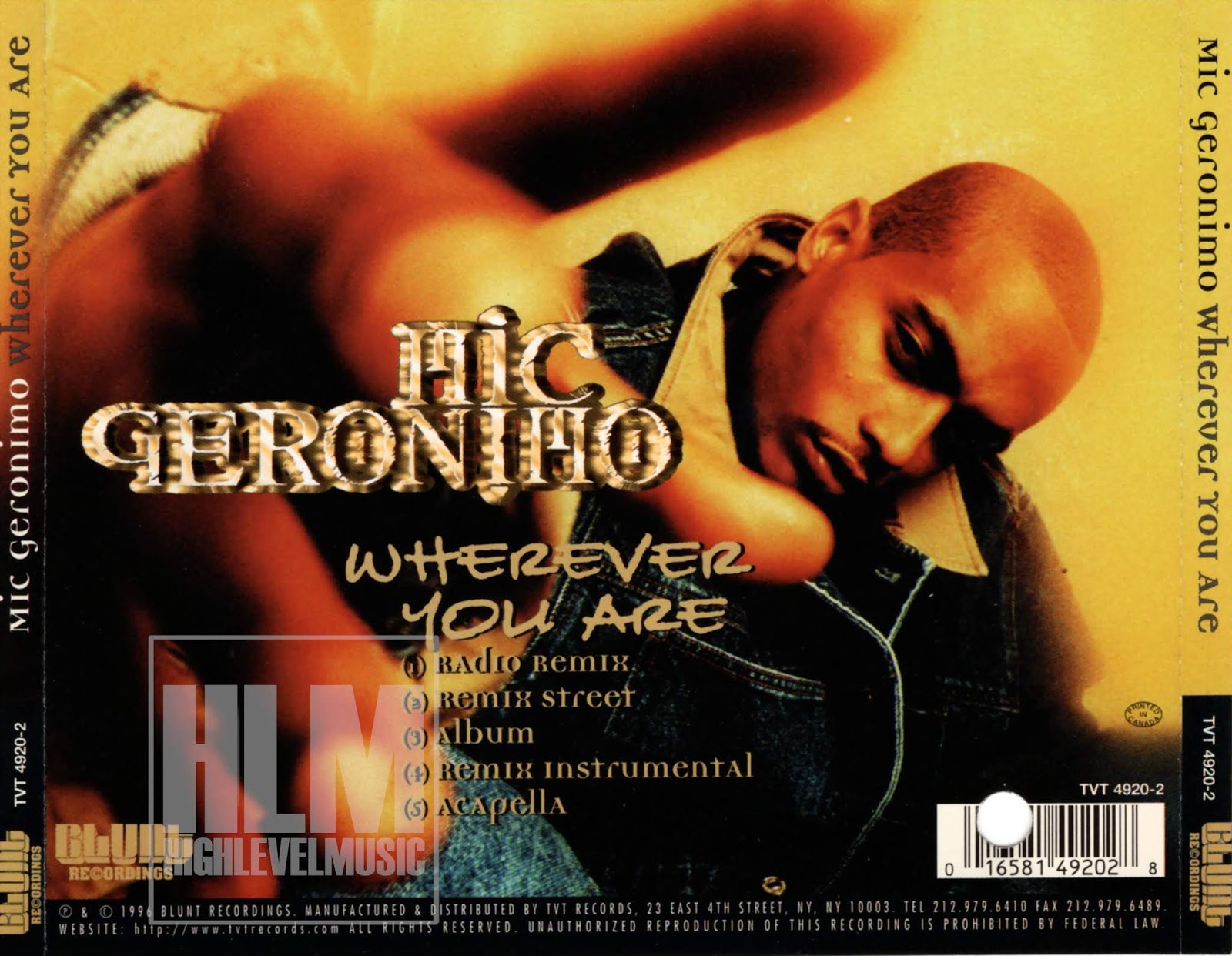 highest level of music Mic Geronimo Wherever You Are(CDM)FLAC1996hlm