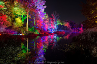 Herbstleuchten Maximilianpark Maxipark Hamm Lichtkunst