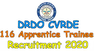 DRDO ITI Apprentice Trainee Recruitment 2020