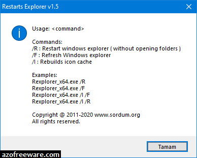 Restart Explorer