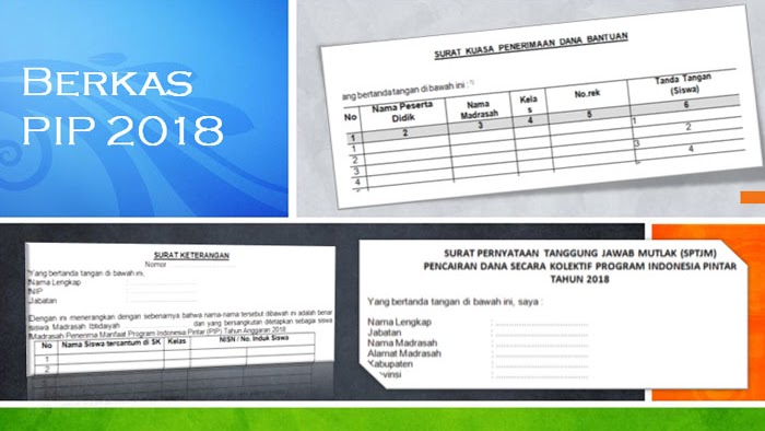 Contoh Format Surat Kuasa Surat Keterangan Dan Sptjm Pip 2018