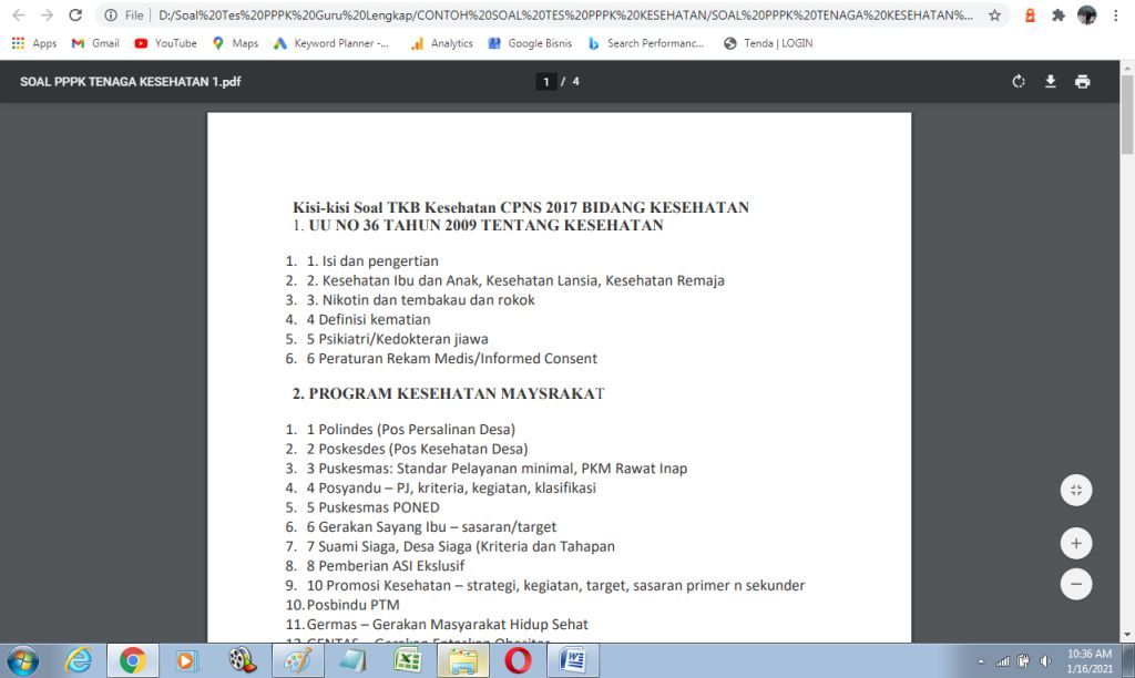 Kisikisi soal tes P3K tenaga kesehatan dan jawabannya