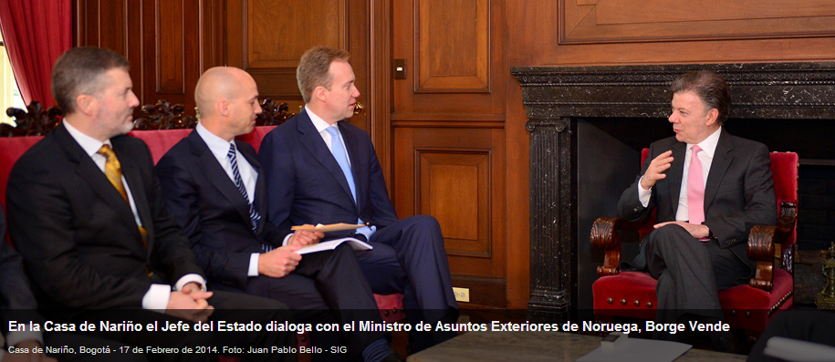 VEMOS Y ESCUCHAMOS REINO UNIDO Y NORUEGA, REITERARON APOYO AL PROCESO