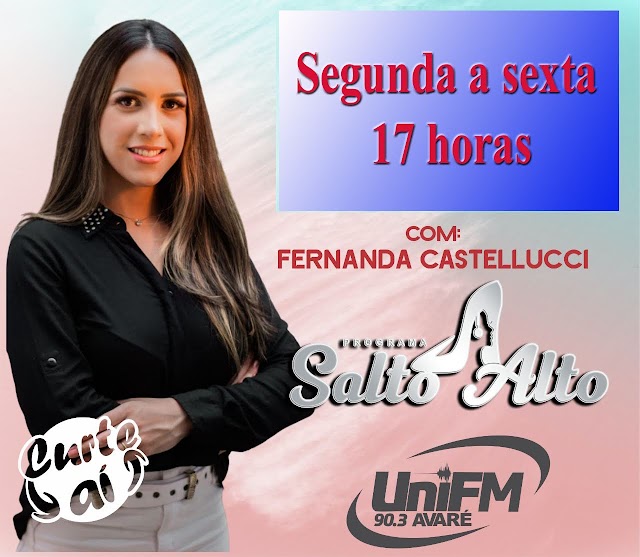 FERNANDA CASTELLUCCI APRESENTA "SALTO ALTO"