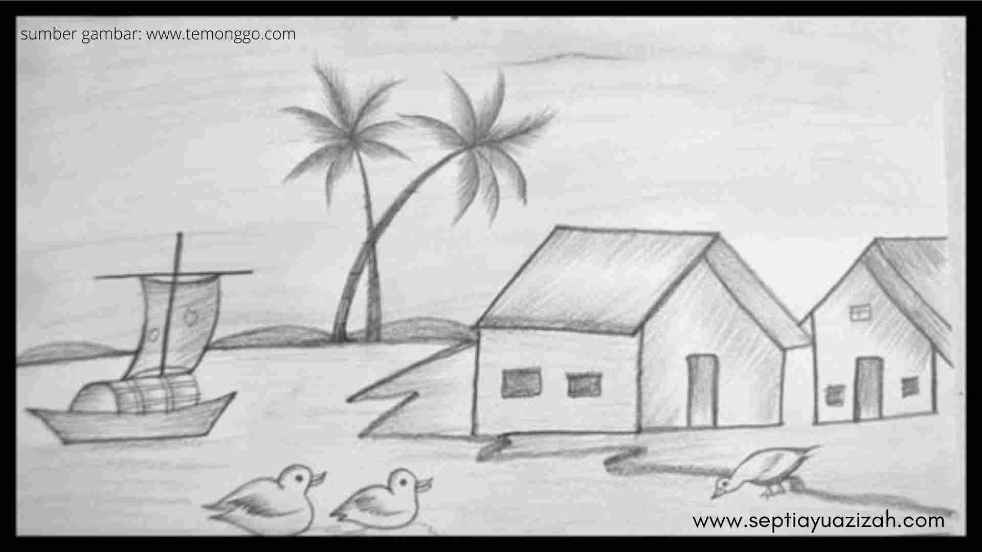 Menggambar Sketsa Benda Tiga Dimensi