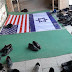Iran's regime freaking out as worshipers join students, refuse to step on US & Israeli flags