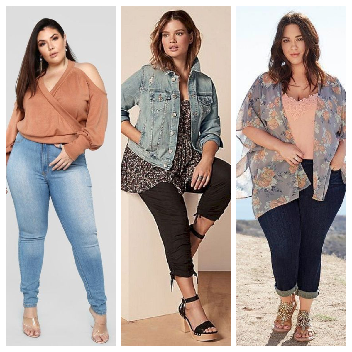 Outfits Primaverales Con Jeans Para Gorditas