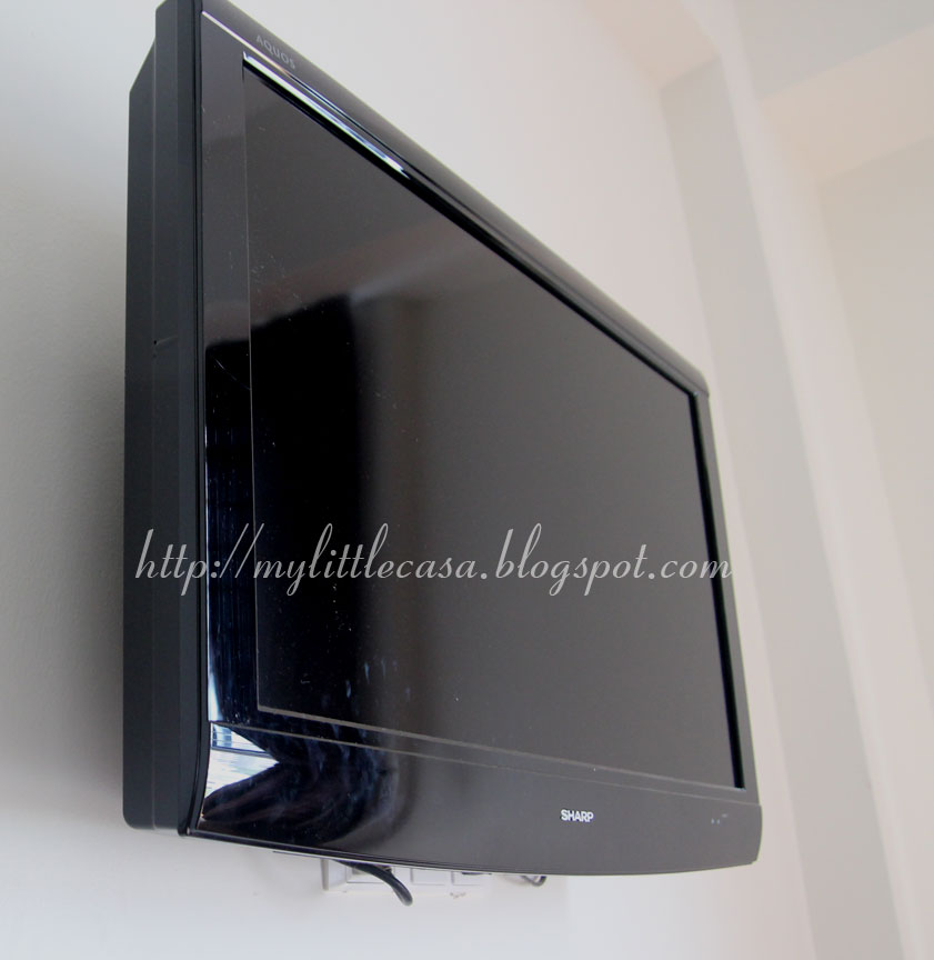 Home Sweet Home My little "Casa" How to hang your TV on wall? Is