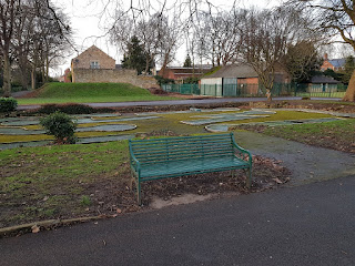Bench at Hexthorpe Flatts Park in Doncaster