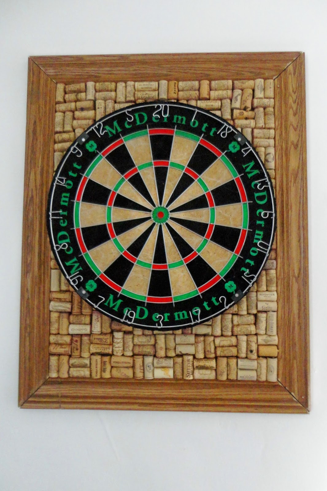 Buffalo Splendor Wine Cork Dart Board