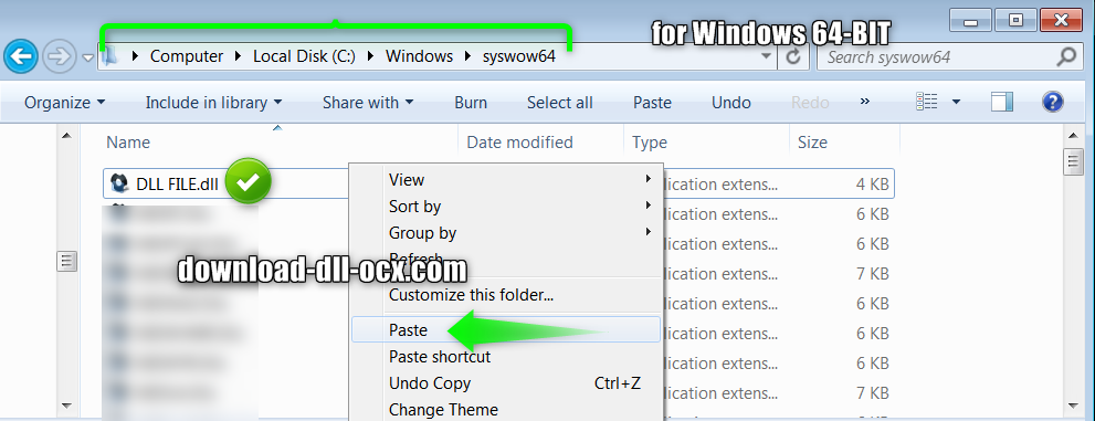install Rapi.dll in the system folders C:\WINDOWS\syswow64 for windows 64bit