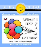 Sunny Studio Stamps: Floating By Balloon Bouquet Bundle 2x3 Clear Photopolymer Stamp Set