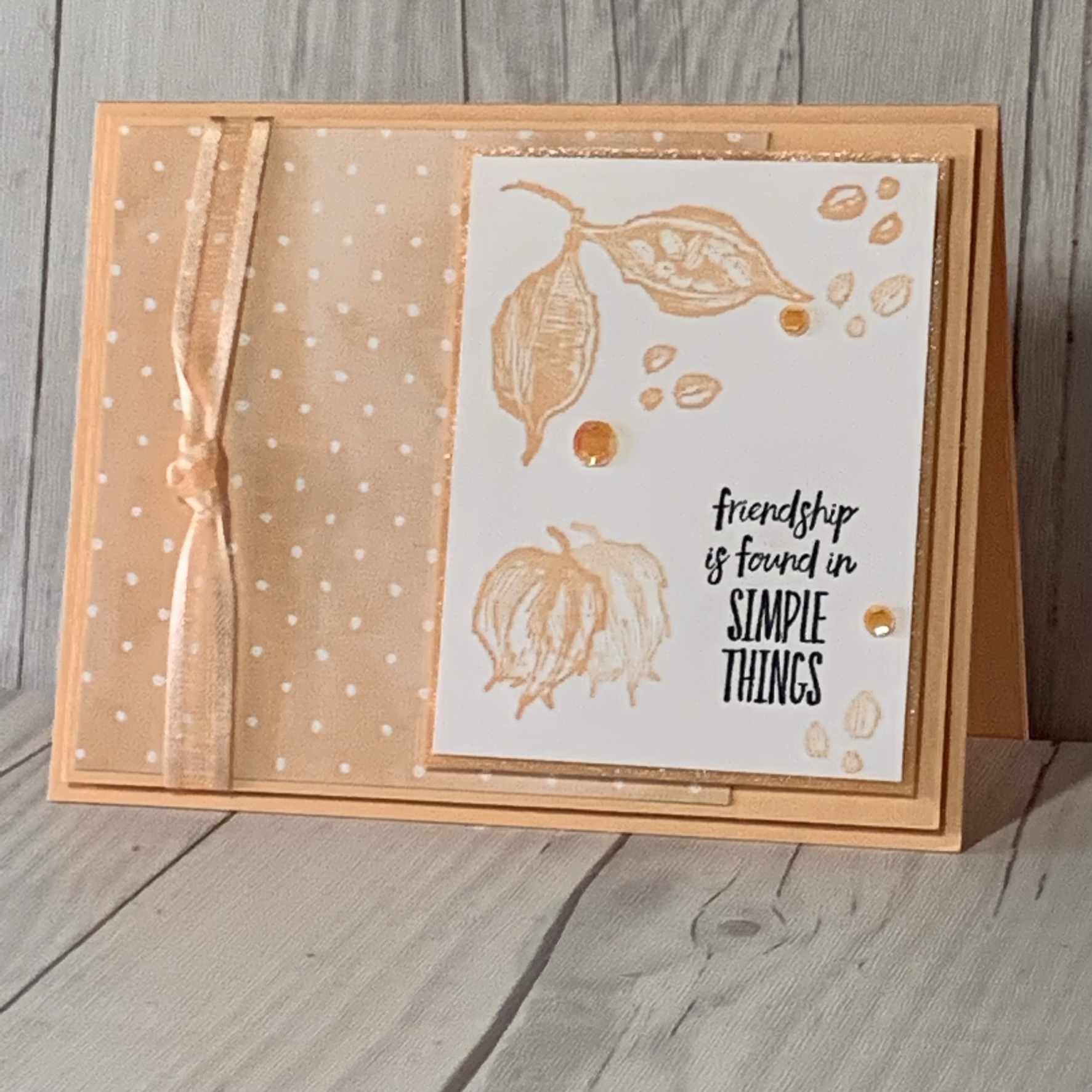 Fun card creations using Pale Papaya, a new In Color from Stampin' Up