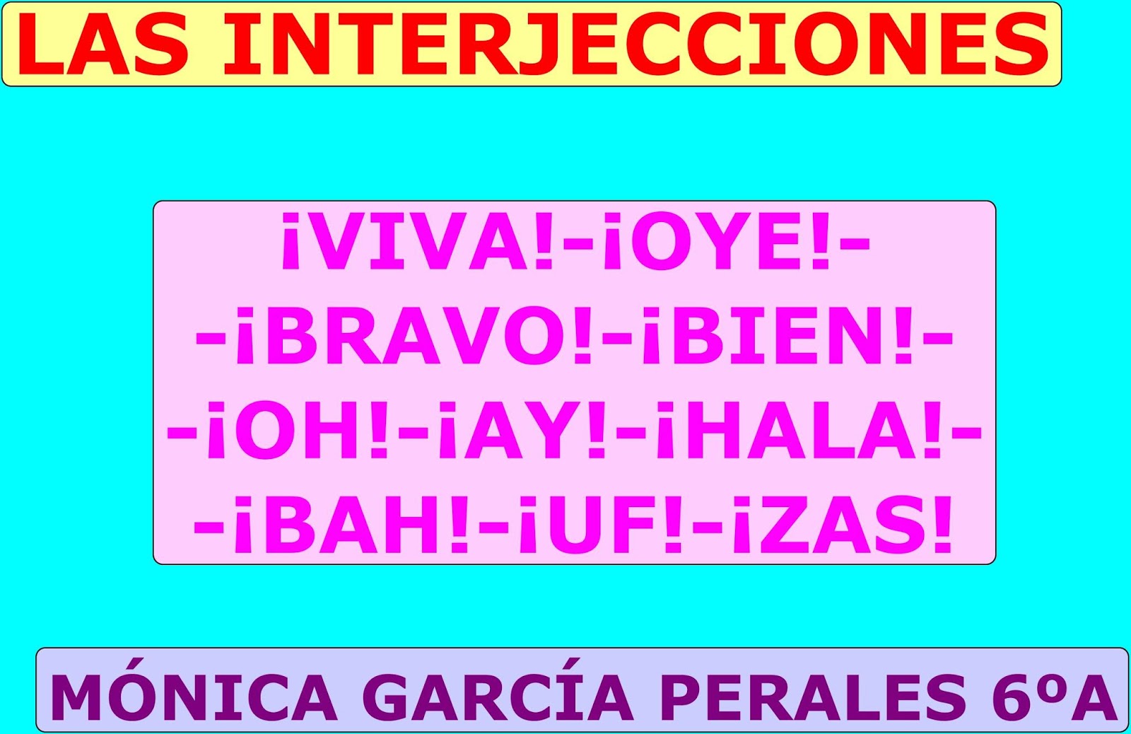 Interjecciones