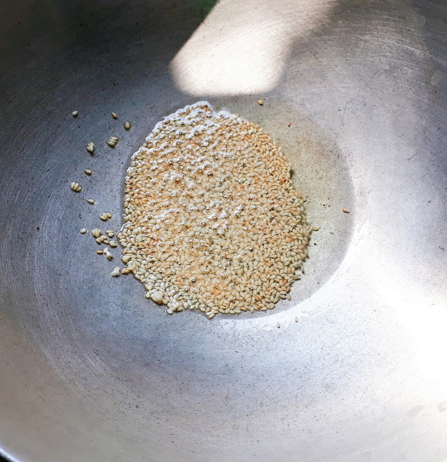 Gorkhali Til ( Sesame seeds) Aloo Dum Nepali food The Yellow Cheese