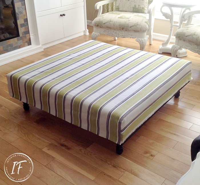 How To Build A Large Upholstered Ottoman Interior Frugalista