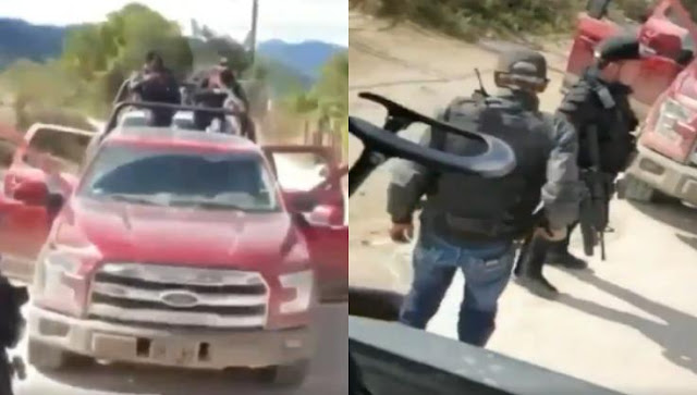 VIDEO.- Con el tiro arriba sicarios del CDS a la orden de Zzambada se graba escuchando corridos trepados en trocas y demostrando su poderío en Durango