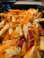 Blog With Friends, a multi-blogger project based post incorporating a theme, Carrots | Apple Carrot Salad by Dawn of Spatulas on Parade | Featured on www.BakingInATornado.com