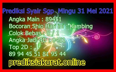 Prediksi Sgp Senin 31 Mei 2021 Prediksi Sgp Senin 31 Mei 2021